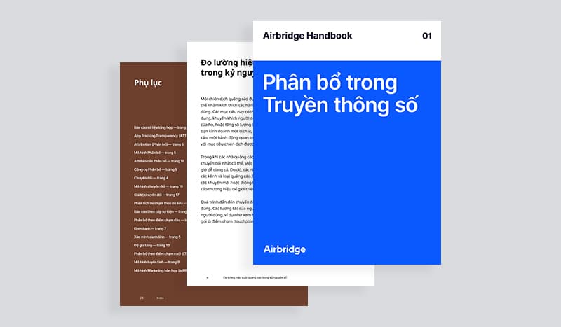 Airbridge Handbook 01: Phân bổ trong Truyền thông số