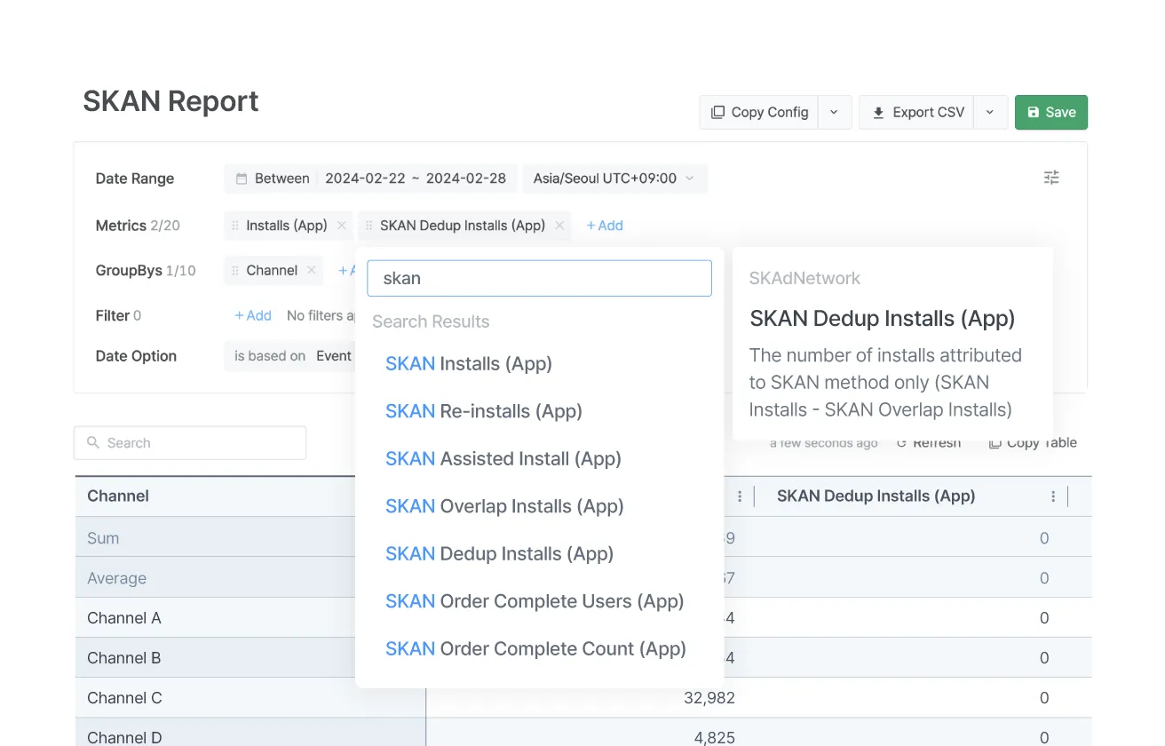 SKAN 4.0 and AdAttributionKit support out of the box