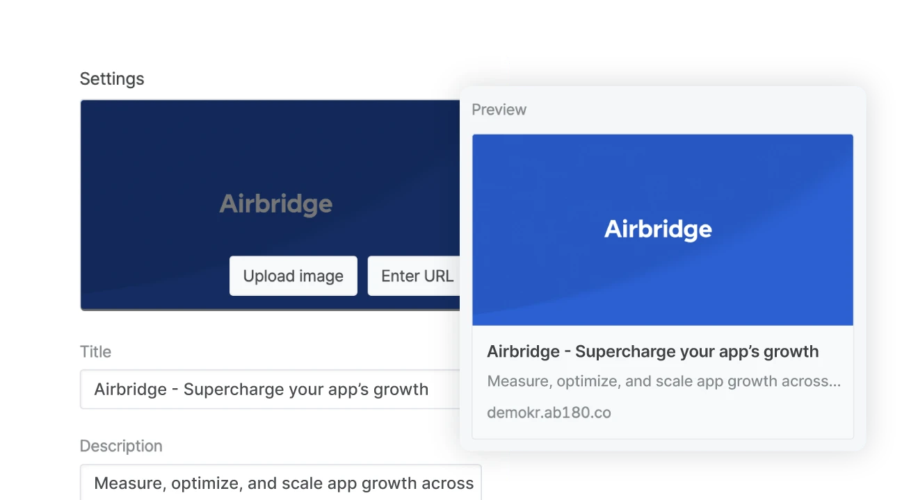 Social share preview control