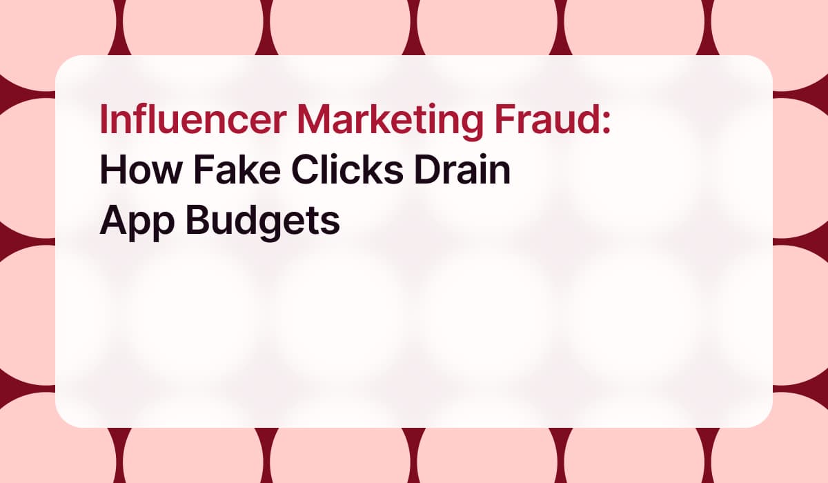 Influencer Marketing Fraud: How Fake Clicks Drain App Budgets